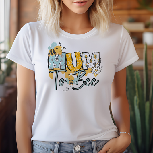 Press-Ready Heat Transfer - Mum To Bee
