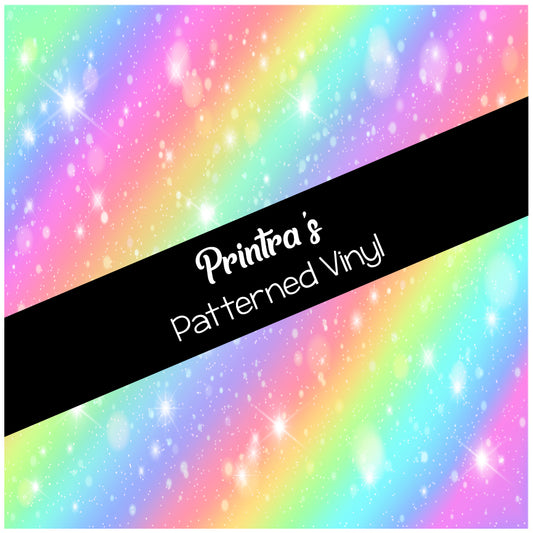 Magical Fairy Rainbow Patterned Vinyl