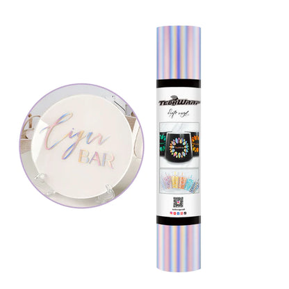 Holographic Matte Adhesive Vinyl - SILVER