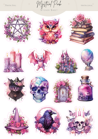 Mystical Pink Sticker Sheet