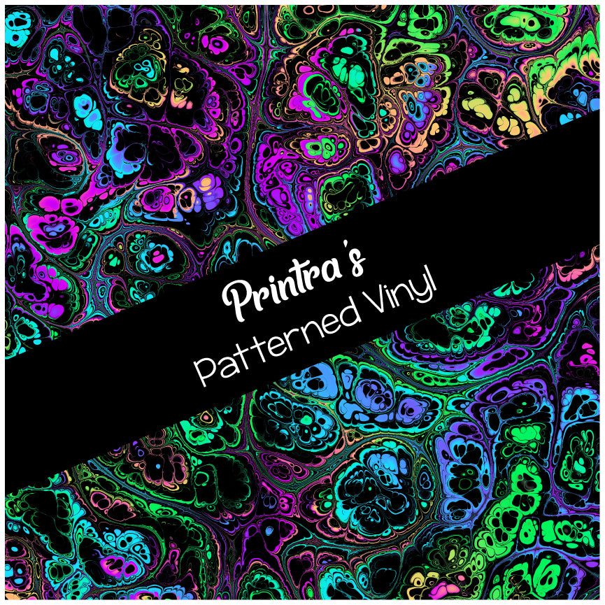 Neon Morph Patterned Vinyl