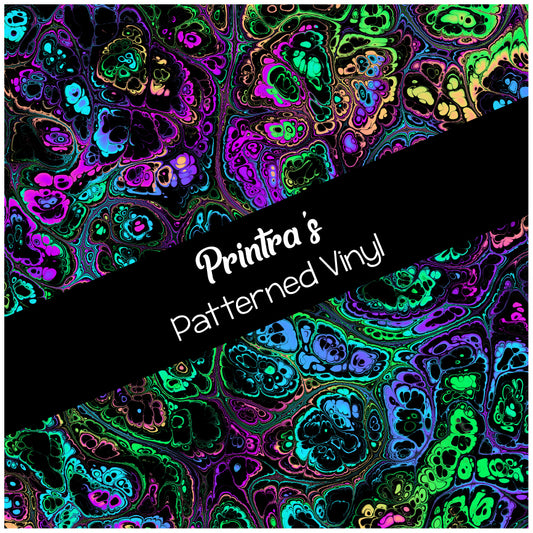 Neon Morph Patterned Vinyl
