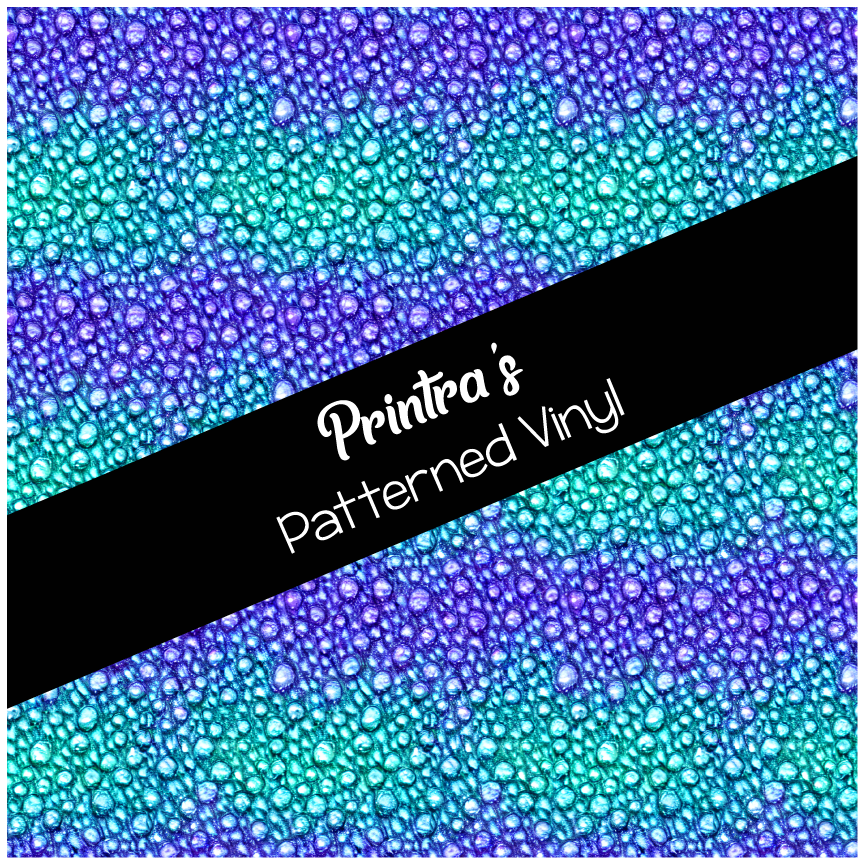 Ocean Bubble Drift Patterned Vinyl