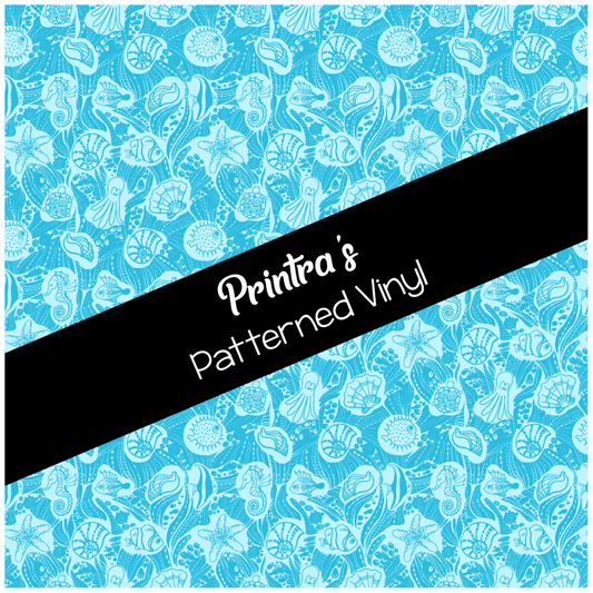 Ocean Flow Patterned Vinyl