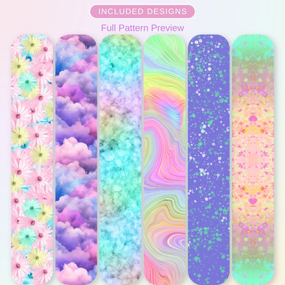 Pastel Mix Patterned Vinyl Bundle