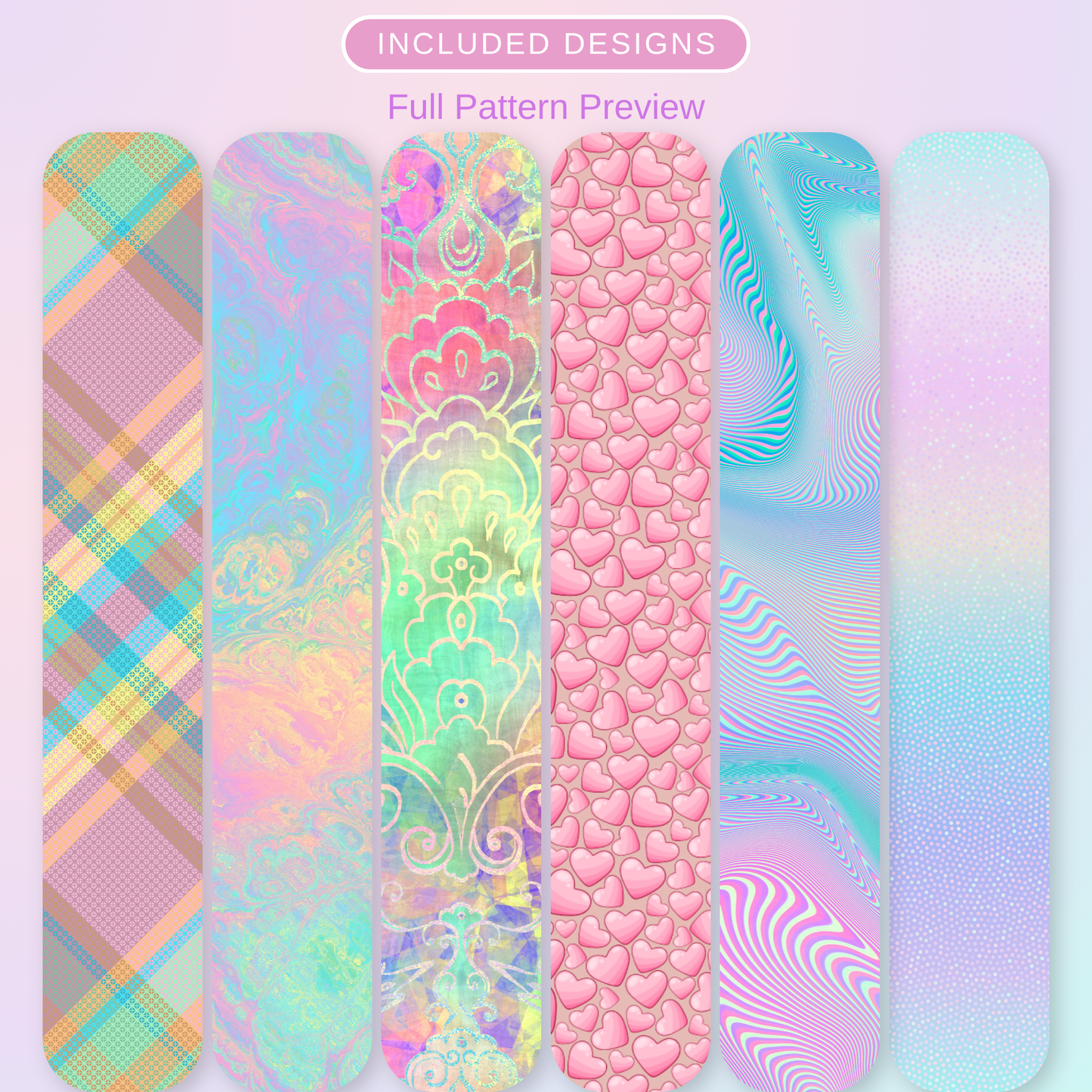 Pastel Play Patterned Vinyl Bundle