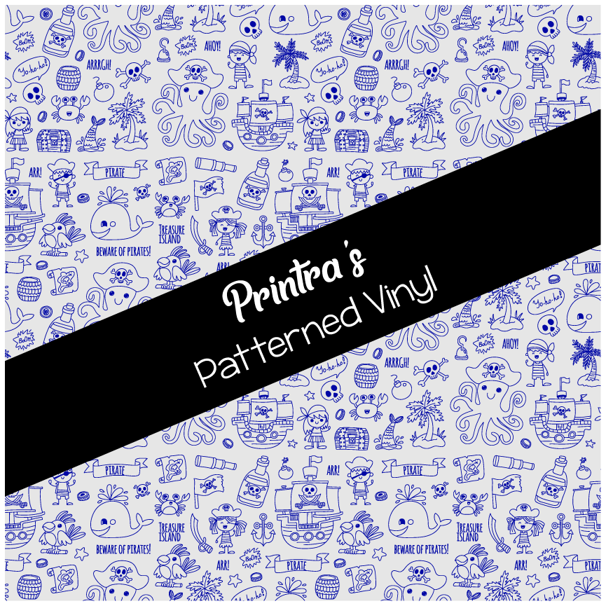 Pirate Pals Patterned Vinyl
