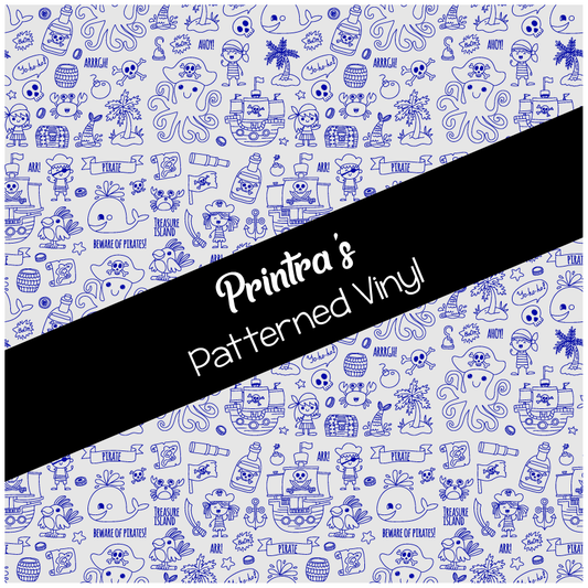 Pirate Pals Patterned Vinyl