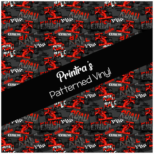 Racing Rush Patterned Vinyl