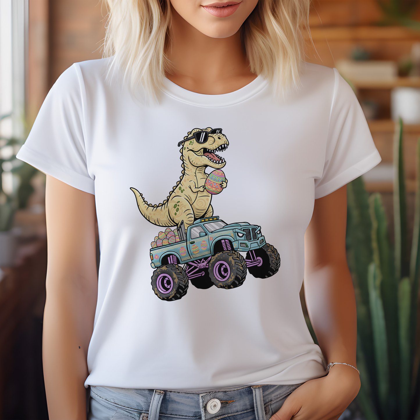 Press-Ready Easter Heat Transfer - Rex Truck