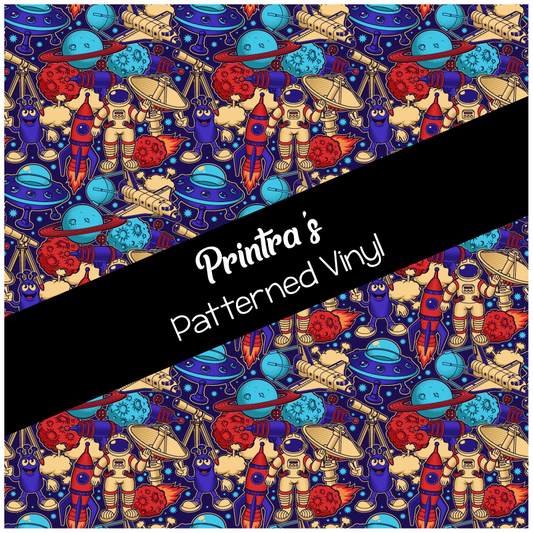 Rocket Riot Patterned Vinyl