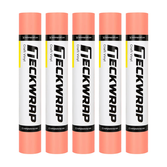Salmon Pink - TeckWrap MATTE Permanent Adhesive Vinyl