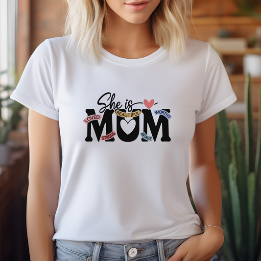 Press-Ready Heat Transfer - She Is Mum