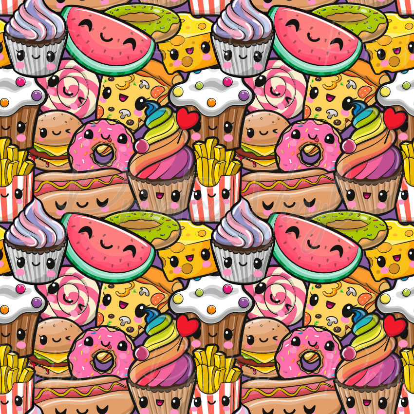 Snack Attack Patterned Vinyl