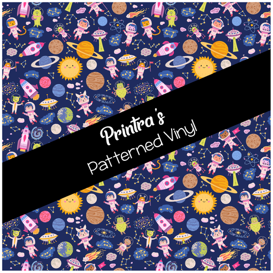 Space Divas Patterned Vinyl