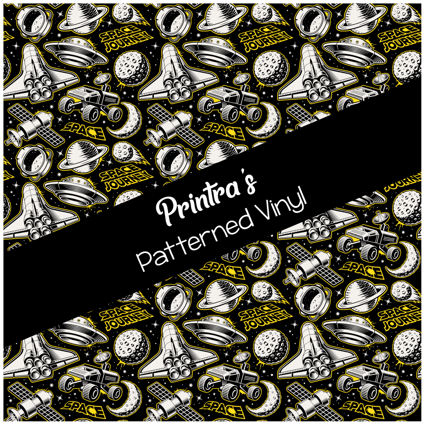 Space Journey Patterned Vinyl