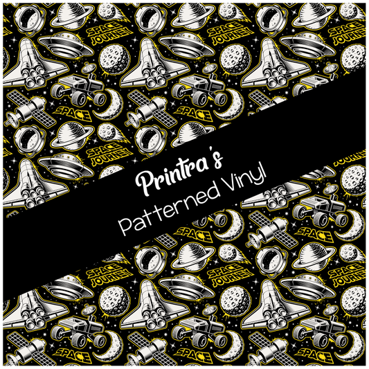 Space Journey Patterned Vinyl