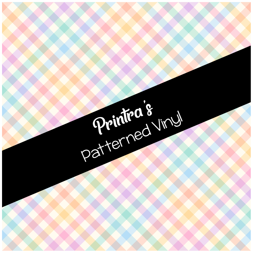 Spring Plaid Patterned Vinyl