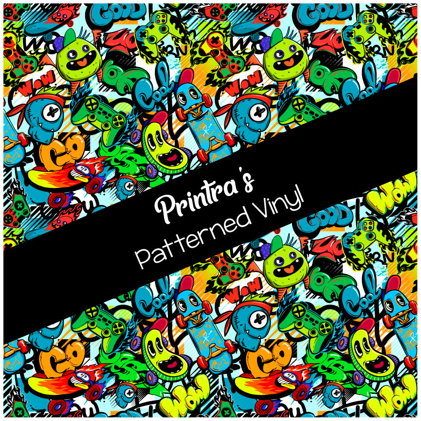 Street Jam Patterned Vinyl