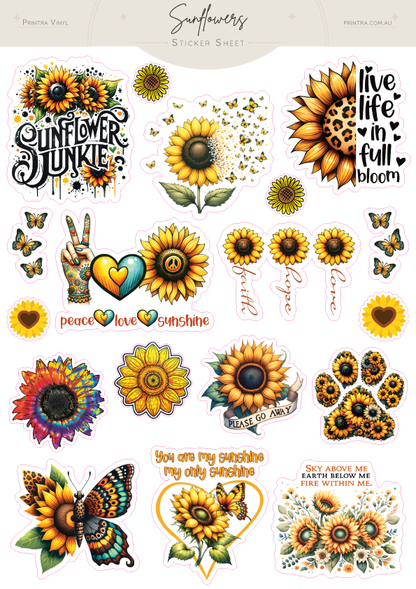 Sunflowers Sticker Sheet
