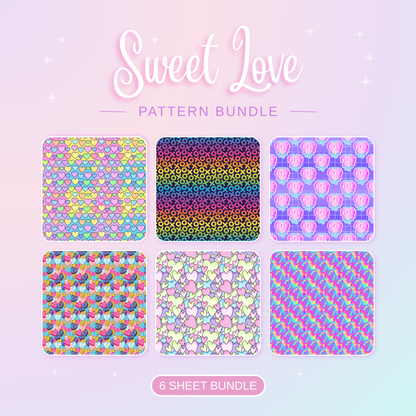 Sweet Love Patterned Vinyl Bundle