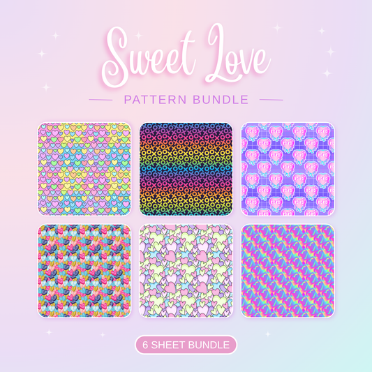 Sweet Love Patterned Vinyl Bundle