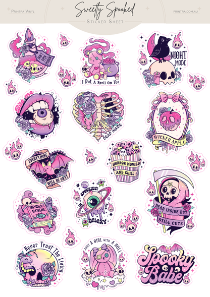 Sweetly Spooked Sticker Sheet