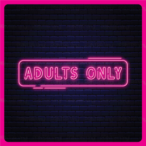 Adults Only Sticker Sheet
