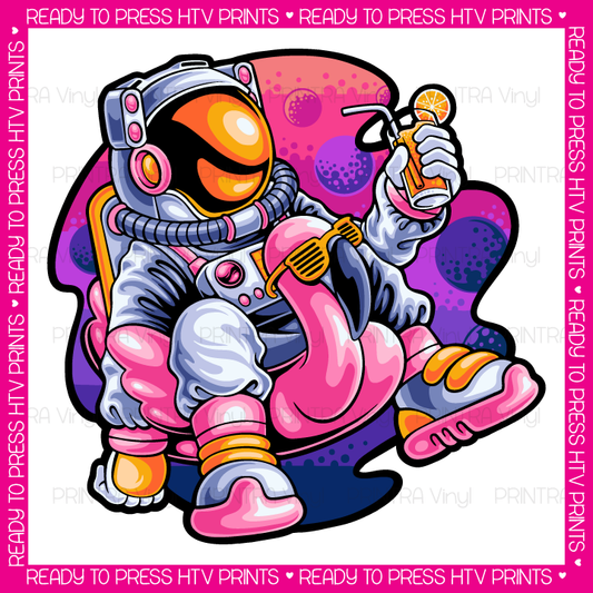 Relaxing Astronaut - RTP HTV Print