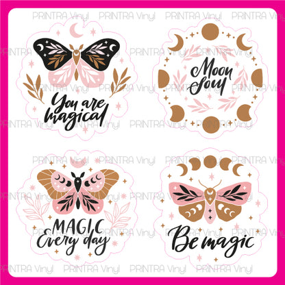 Boho Magic Vibes Sticker Sheet