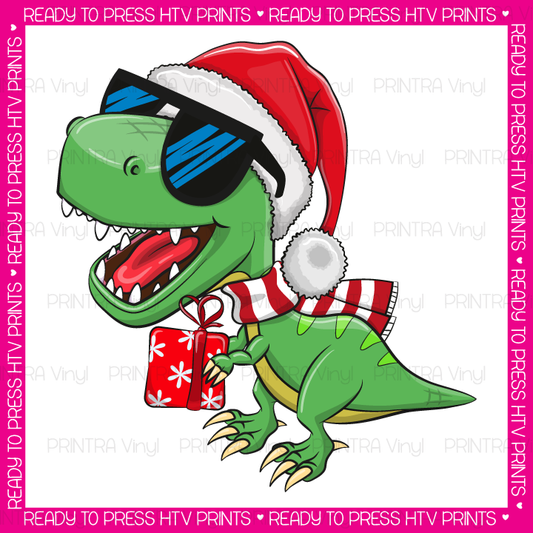 Christmas Gifts Dinosaur - RTP HTV Print