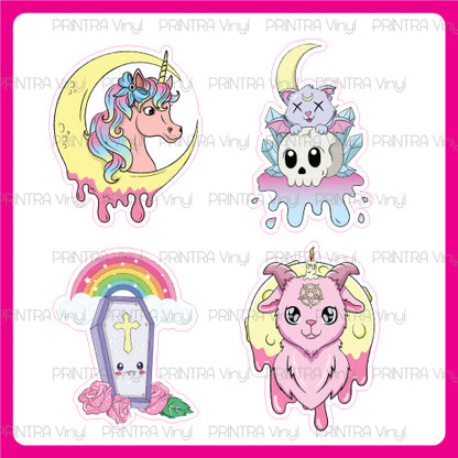 Creepy But Cute Sticker Sheet