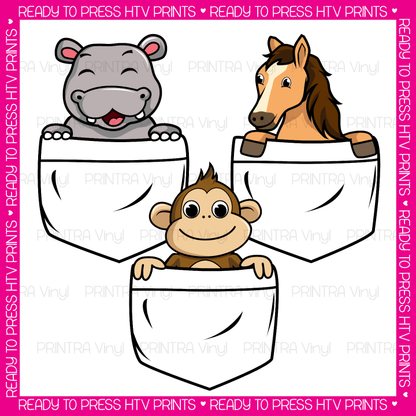 Press-Ready Heat Transfer -Pocket Animals Vol.02