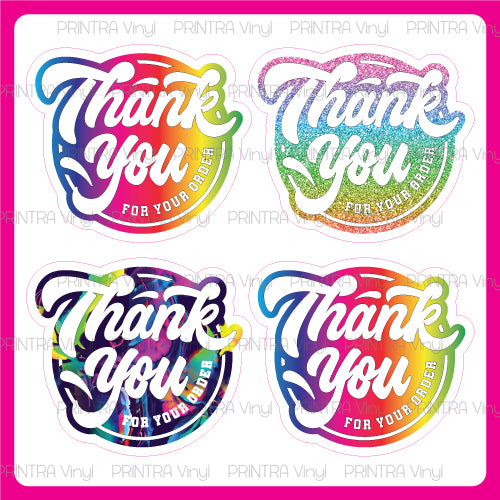 Thank You Rainbow Mix Sticker Sheet
