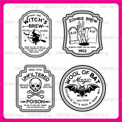 Spooky Recipe Labels