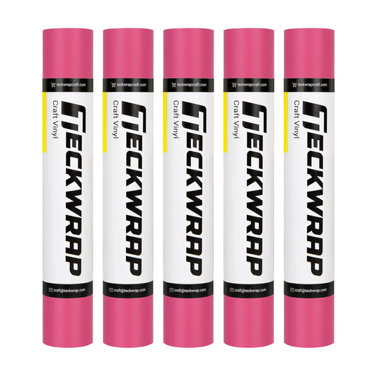 Ultra Pink - TeckWrap MATTE Permanent Adhesive Vinyl