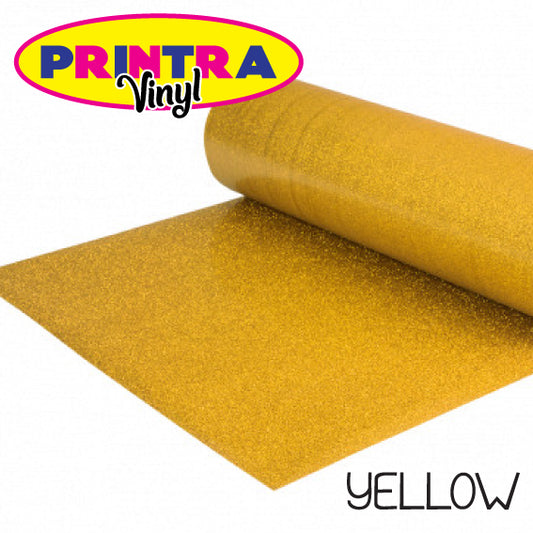 Yellow Bling Bling Glitter HTV