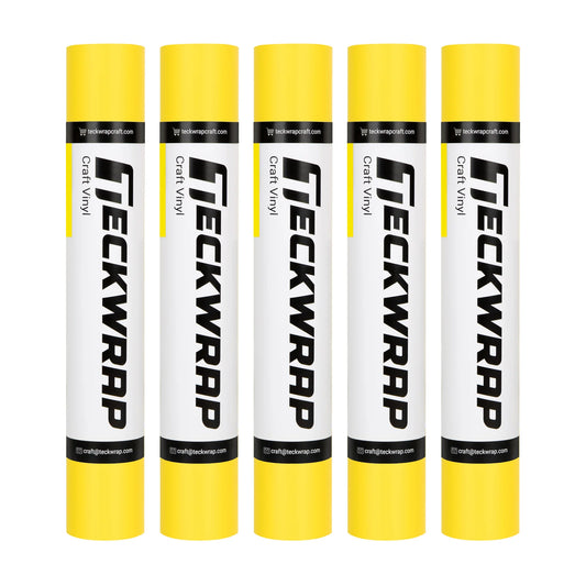 Yellow Passion - TeckWrap MATTE Permanent Adhesive Vinyl