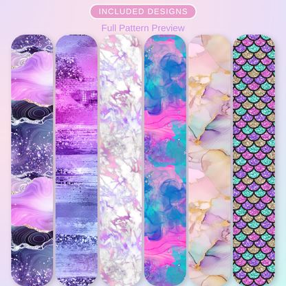 Mermaid Glam Patterned Vinyl Bundle