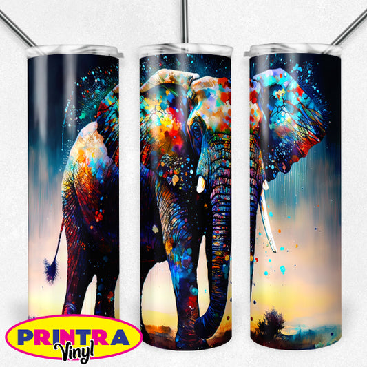 Painted Elephant Wrap (TW172)