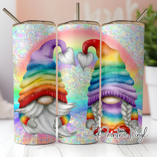 Gnomes 03 Rainbow Tumbler Wrap (TW110)