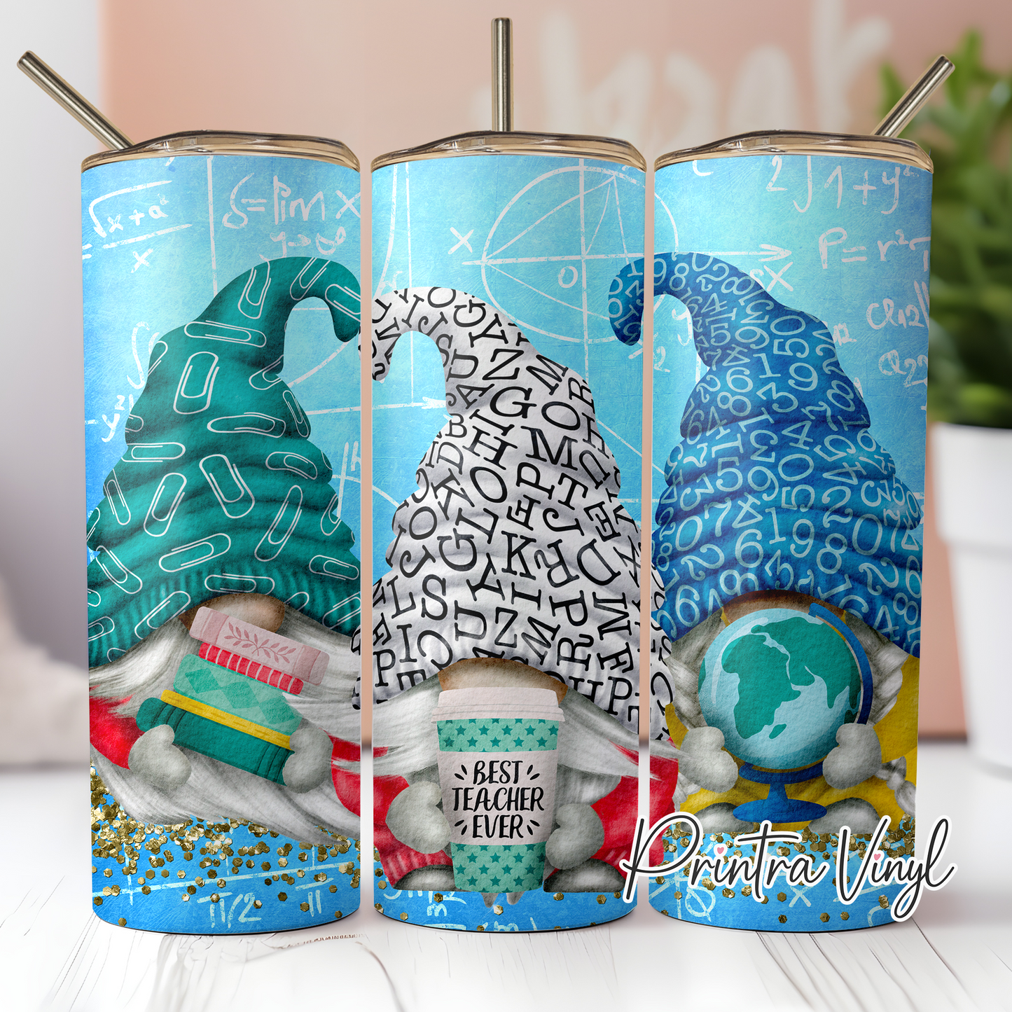 Gnomes 09 Teacher Tumbler Wrap (TW116)