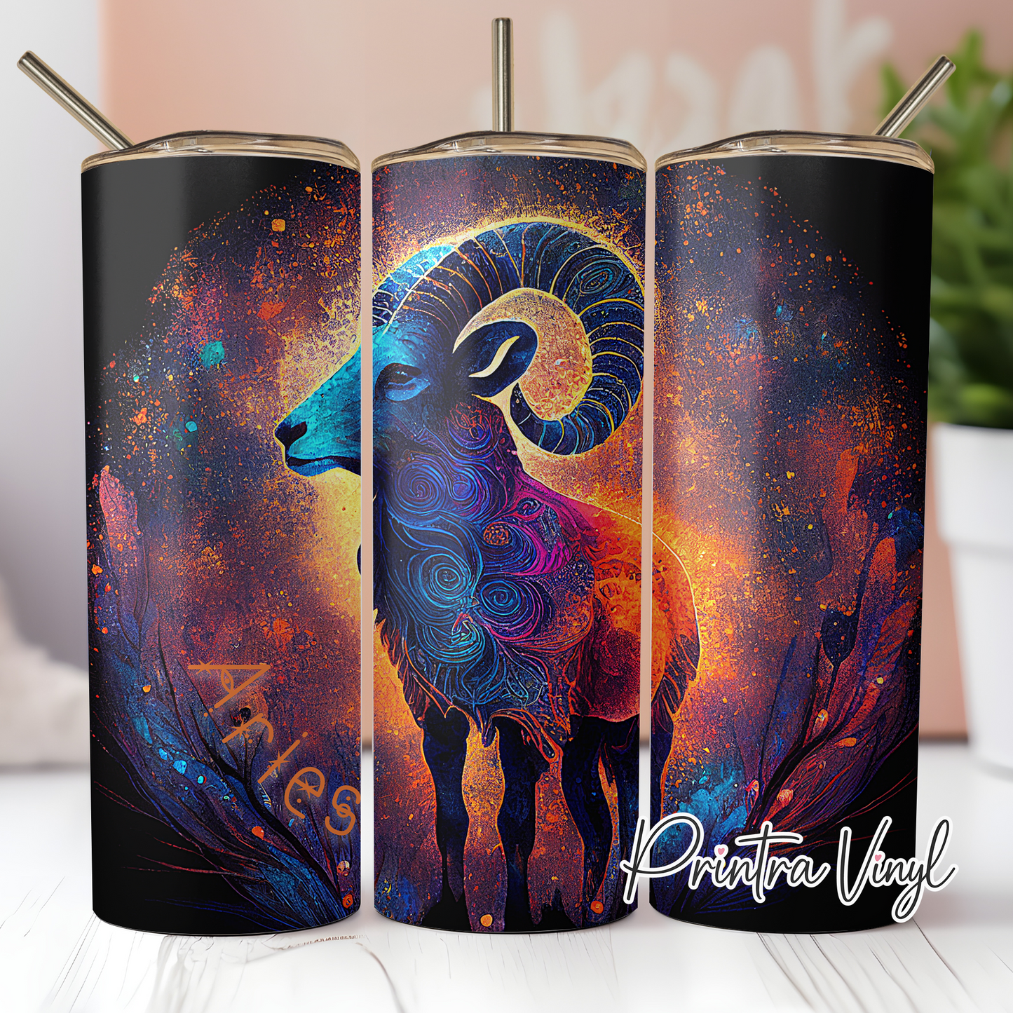 Zodiac Ink Aries Tumbler Wrap (TW97)