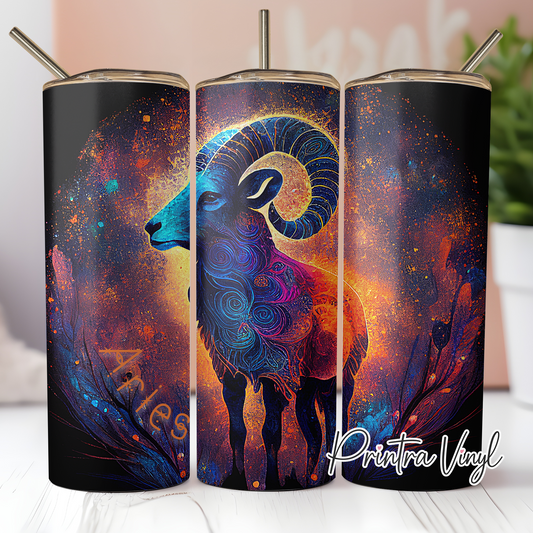 Zodiac Ink Aries Tumbler Wrap (TW97)