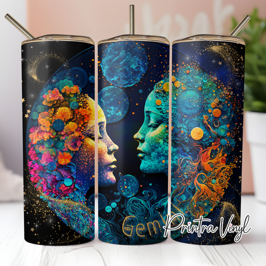 Zodiac Ink Gemini Tumbler Wrap (TW100)