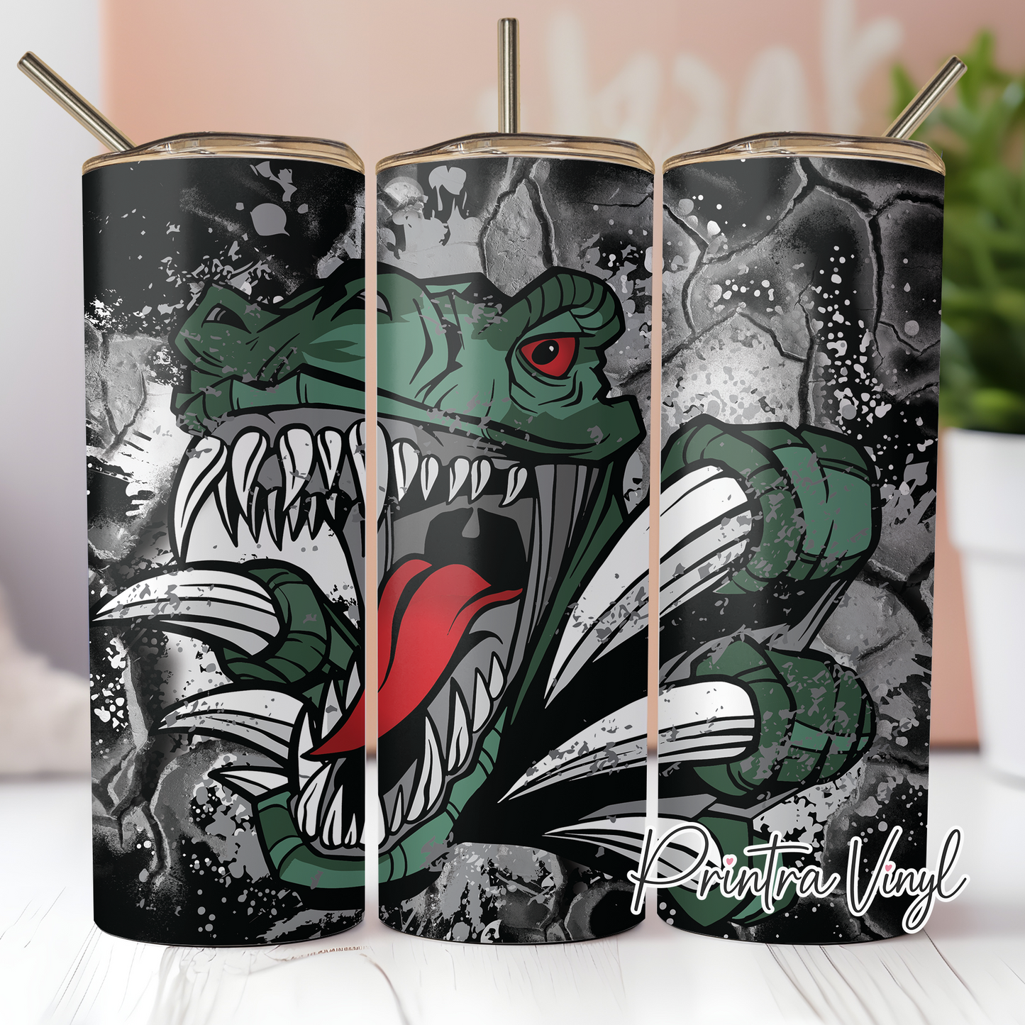 Scary Dinosaur 01 Tumbler Wrap (TW23)