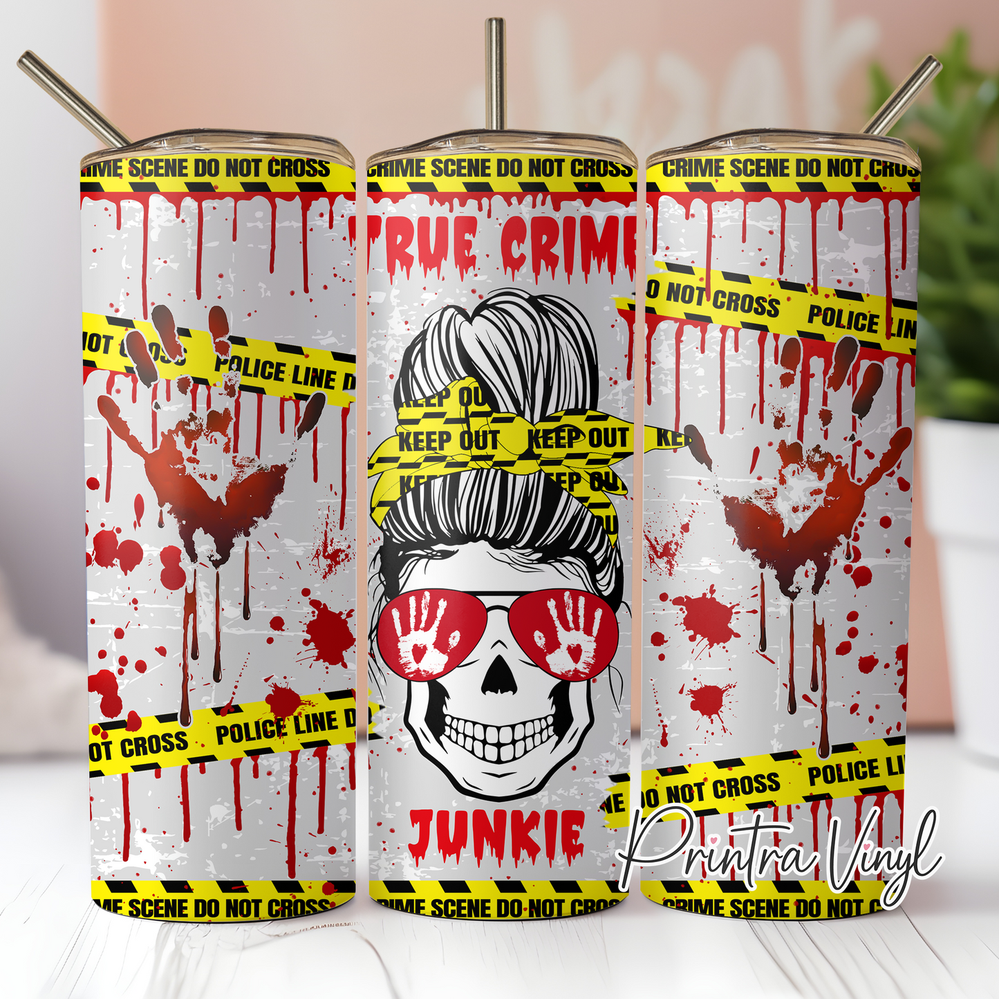 True Crime Junkie 01 Tumbler Wrap (TW168)