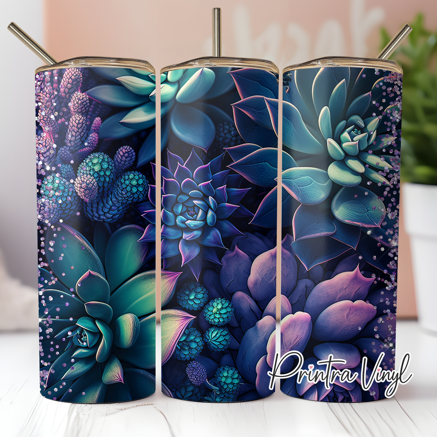 Succulent Garden 01 Tumbler Wrap (TW05)