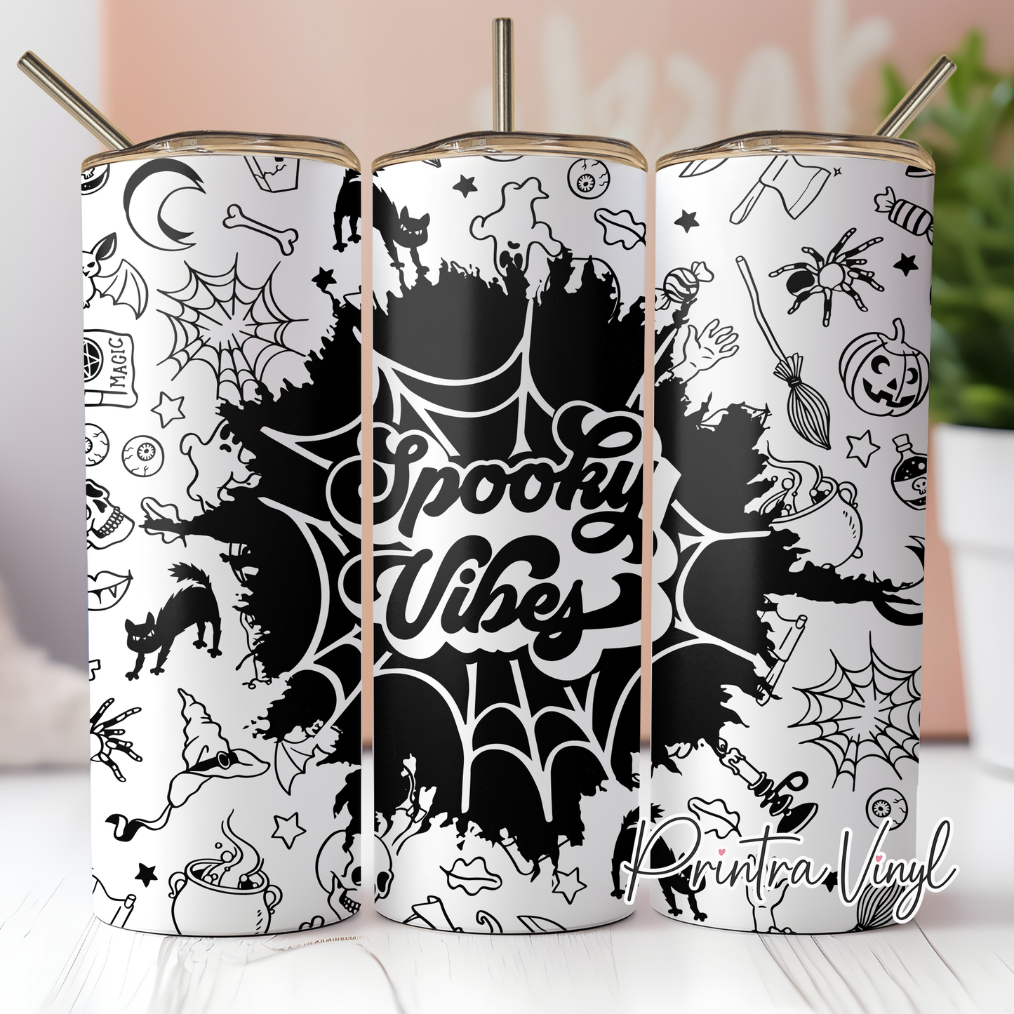 Spooky Vibes 01 Tumbler Wrap (TW36)