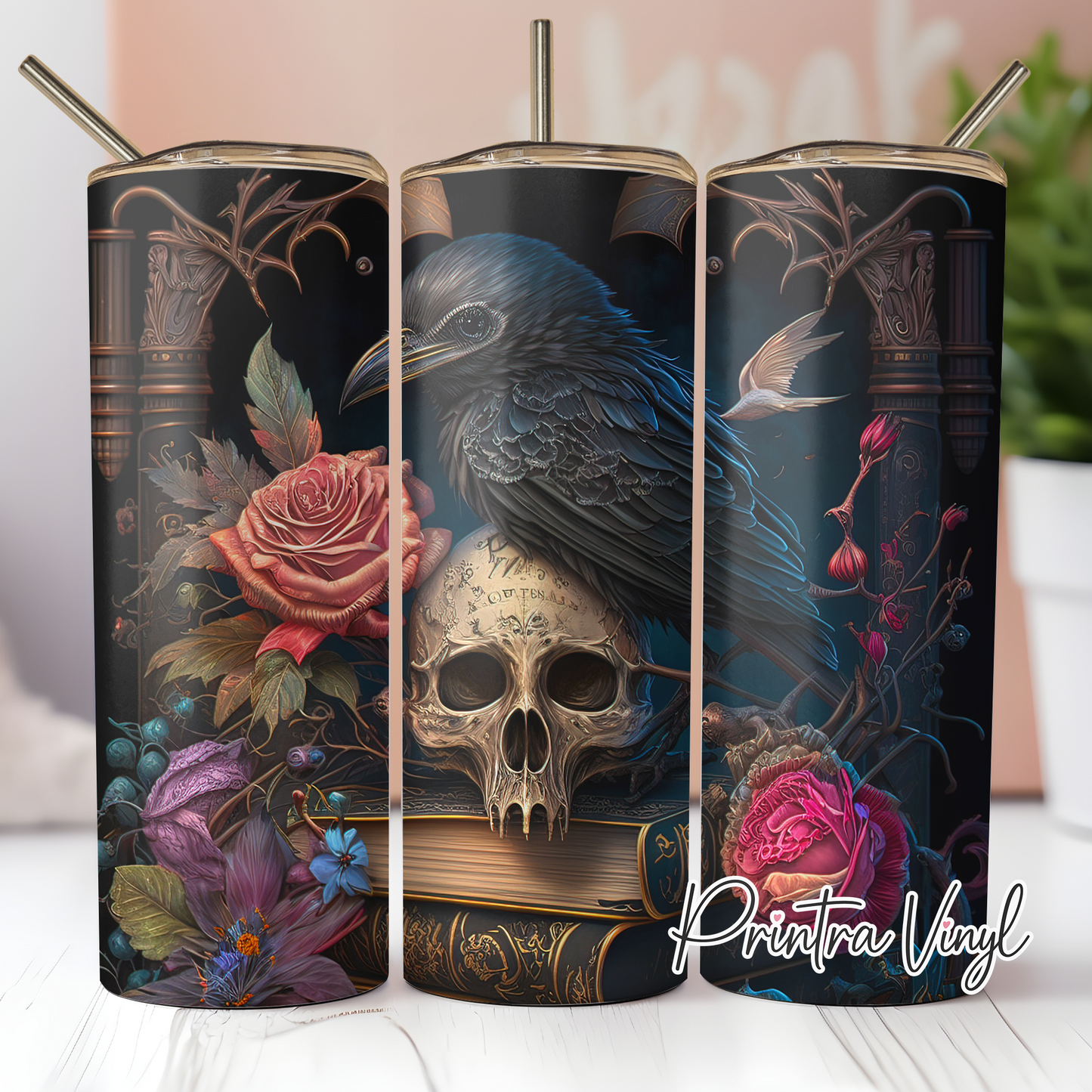 Spellbound Raven 02 Tumbler Wrap (TW128)